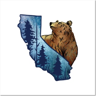 California Bear Posters and Art